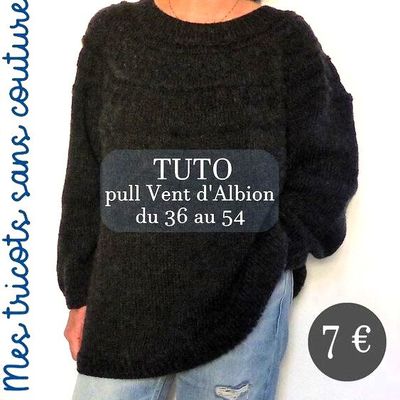 TUTO PULL EMPIECEMENT CIRCULAIRE "VENT D'ALBION"