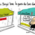 Pierre Bergé, téléthon, tollé, sidaction et dons concurrentiels 