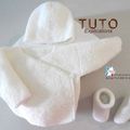 TUTO tricot bébé, Patron FACILE layette bb à tricoter PDF