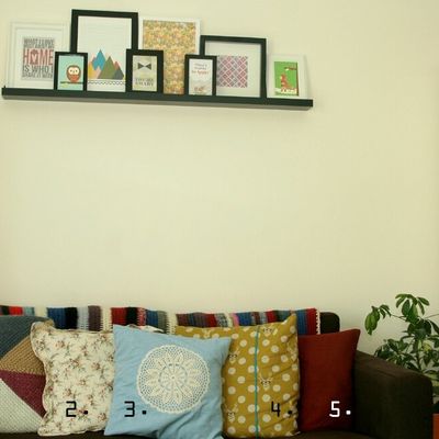 Joyeux méli mélo de coussins