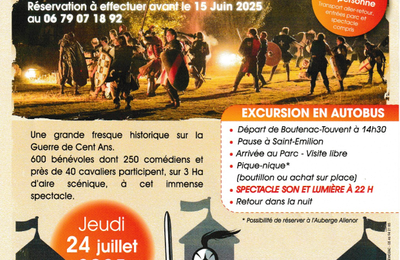 LA BATAILLE DE CASTILLON : UNE MAGNIFIQUE EXCURSION CULTURELLE !