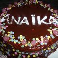 GÂTEAU D'ANNIVERSAIRE D'ANAÏKA