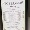 Clos Manou : la dégustation