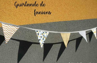 Couture : Guirlande de fanions