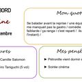 Carnet de bord du 28 août au 03 septembre