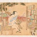 Bonhams : A large erotic handscroll, 19th century