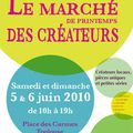 Le marché de printemps des créateurs le 5 et 6 juin!