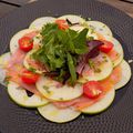 Carpaccio saumon- pomme granny smith