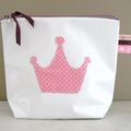 Trousse de toilette enfant princesse rose