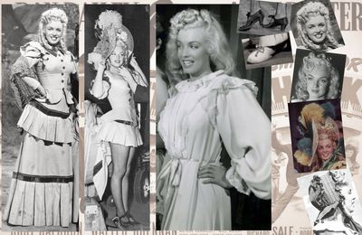 Le style de Marilyn dans "Le petit train du Far-West"
