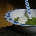 Purée verte à la ricotta