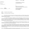 Réponse du Préfet Délégué pour la Défense et la sécurité du Sud-Ouest.
