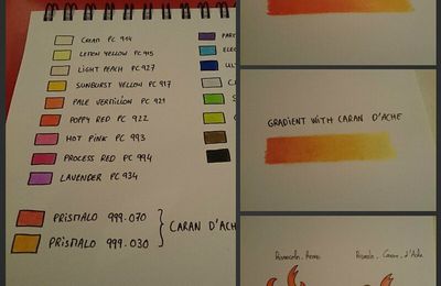 Prismacolor VS Caran d'Ache! La foule est en délire!