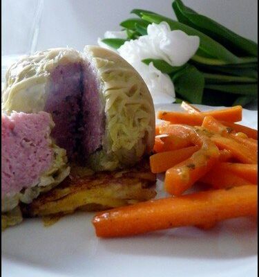 Petits choux farcis, pour un début de printemps encore bien hivernal...