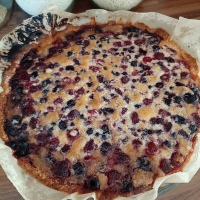Délicieuse tarte aux fruits rouges