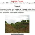 24 décembre 1914. Joachim Favand meurt la veille de Noël !