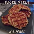 GAUFRES AU SUCRE PERLÉ (GAUFRES LIÉGEOISES)