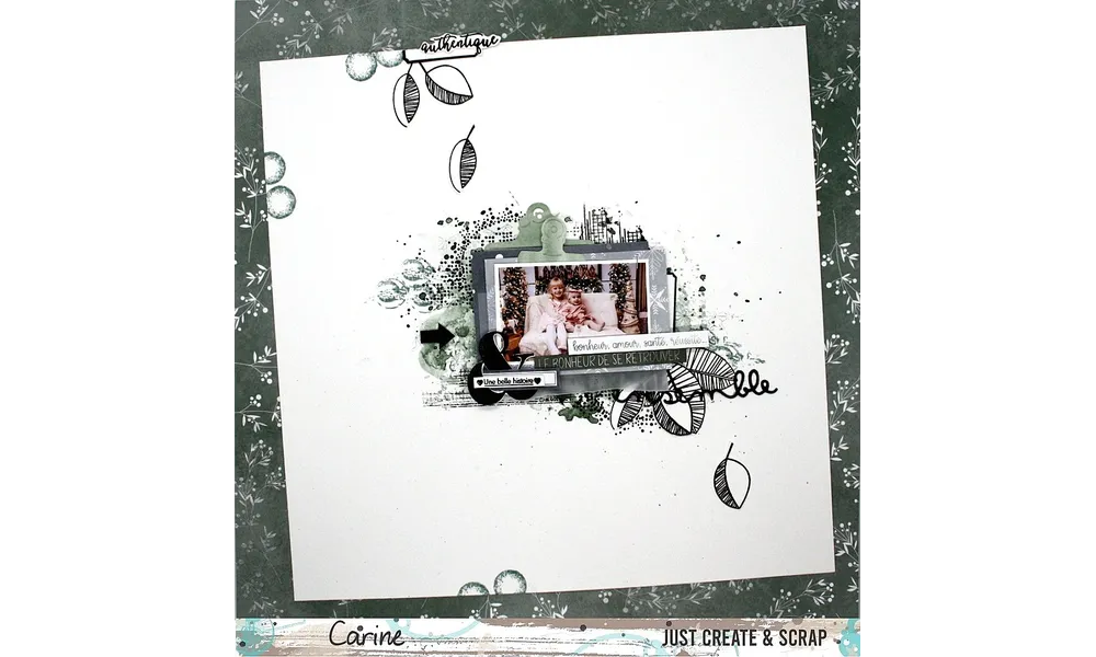 Le sketch 486 chez Just Create & Scrap...