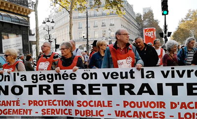 7 organisations de retraités appellent au 5 décembre !