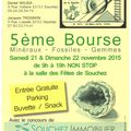 5ème Bourse Minéraux et Fossiles de Souchez/ 21 & 22 Novembre 2015