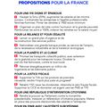 10 Propositions pour la France