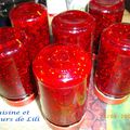 Confiture aux framboises