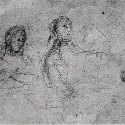 EUGENE DELACROIX: le tableau découpé en deux