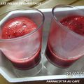 Panna Cotta café framboises