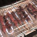 BROCHETTES DE BOEUF MARINEES