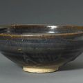 A black glazed bowl with russet markings, Jin dynasty