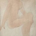 Auguste Rodin (French, 1840-1917) - Seated Nude 
