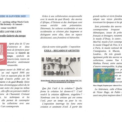 Lens le 10 janvier 2025