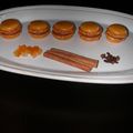 Un macaron de fête : Macarons ganache montée au chocolat et épices de Nöel 