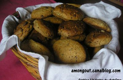 Cookies à la farine de chataîgnes