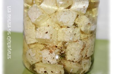 Feta marinée