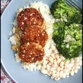 Tempeh laqué à l'orange et au sirop d'érable