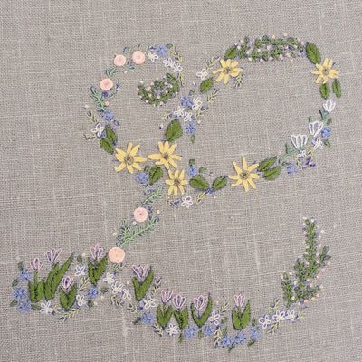 Broderie des mille fleurs