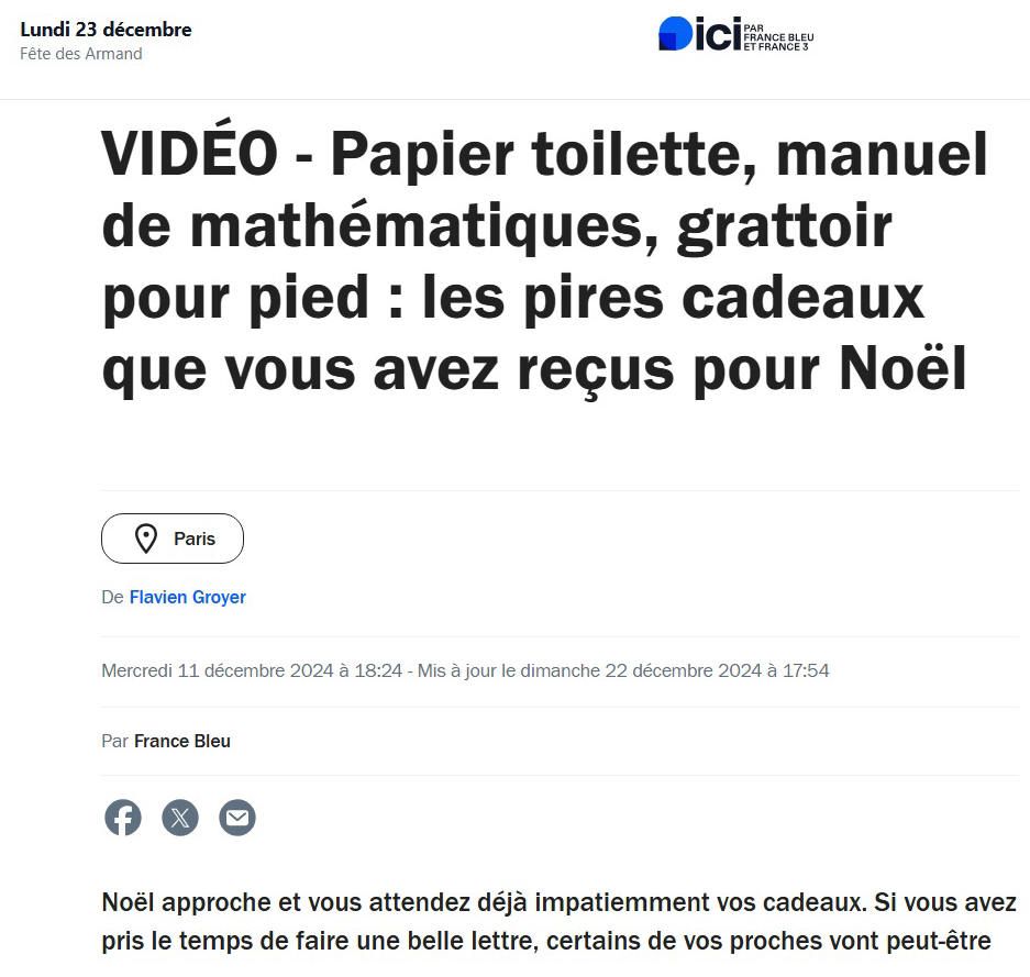 cadeaux pourris