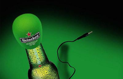★ Affiche Heineken micro Chine 2012