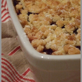 Crumble aux quetsches