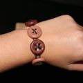 Bracelet couleur d'automne (praline et chocolat)