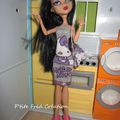 Robe Grise violette Hello Kitty pour Monster High N°60