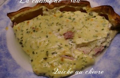 quiche au chèvre