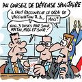 Au conseil de défense sanitaire