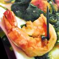 Crevettes vietnamiennes sautées au basilic thaï