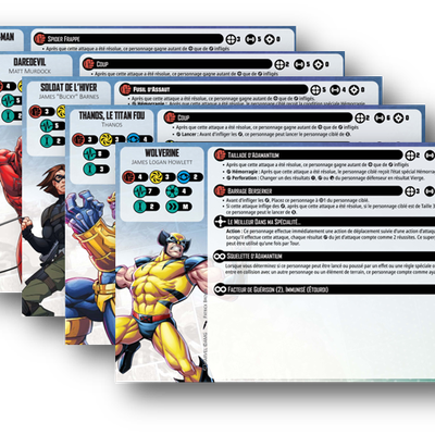Cartes de personnage - actualisation 2023