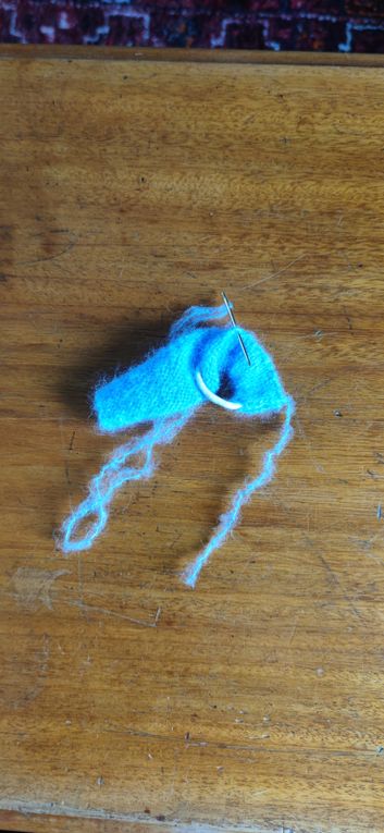 Mini chouchou en laine