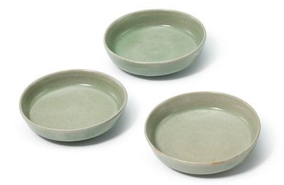 A set of three small celadon dishes, Korea, Koryo dynasty, 10th-14th century