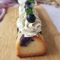 Cake moelleux à la myrtille et amande