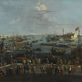 Venetian School, mid 18th century, Venice, a view of the Bacino with the Bucintoro on the feast of the Ascension